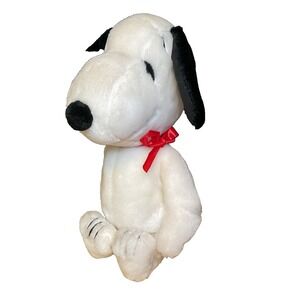 Applause Peanuts NOS Dog Snoopy Kids White Black Stuffed Animal Soft Plush Toy